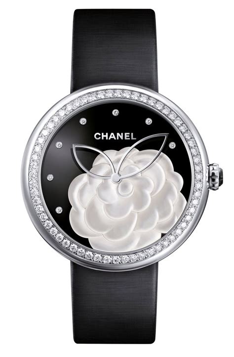 chanel mademoiselle prive camelliawatches|Chanel Mademoiselle Privé Camellia Watch .